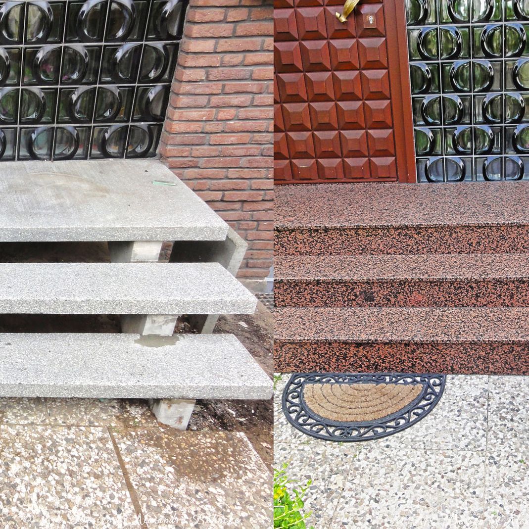 Treppen und Fensterbänke aus Naturstein aus Hamburg Bramfeld